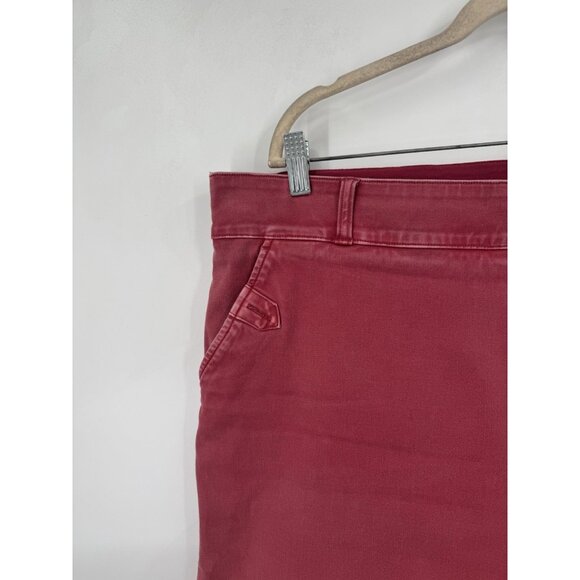 SPANX Stretch Twill Cropped Pants Women Plus Size 3X Slimming Wide Leg High Rise - Picture 8 of 10